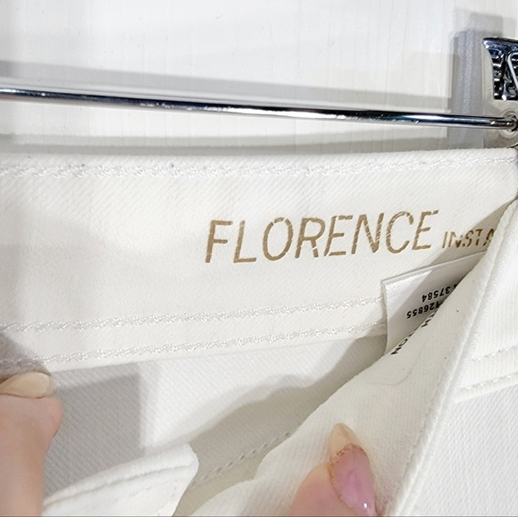 DL1961 Florence Instasculpt Skinny Midrise Ankle Jeans White Size 28 - Picture 6 of 11